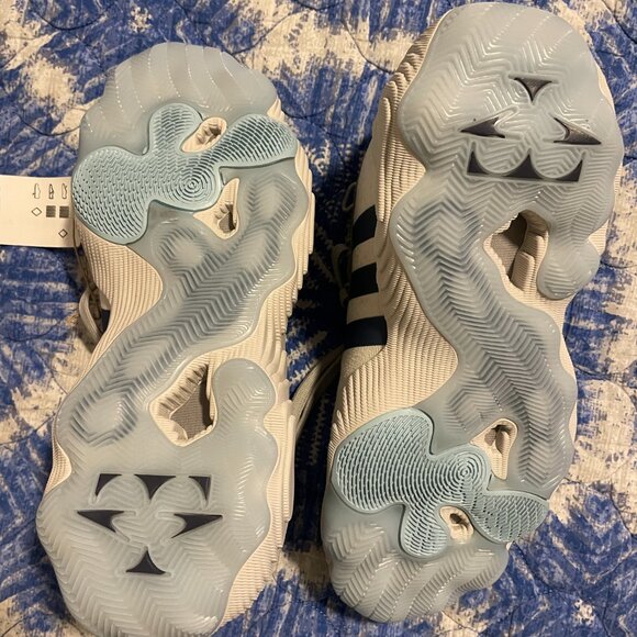 New NNB Adidas Trae Young 3 Grey Mens Boys Sneaker Size 6.5 Basketball - Picture 5 of 5